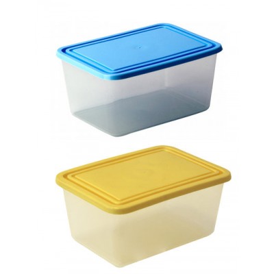 Емкость для продуктов прямоугольная  1,2 л цв.микс 17,6х12,9х8,2 (