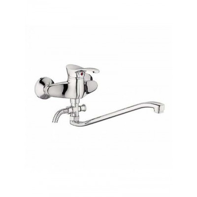 2101 Смеситель Ванна LEDEME шар. d40 дл. нос