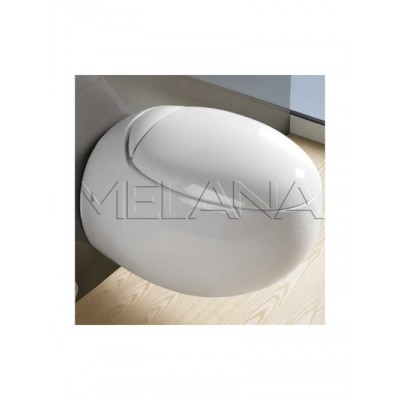800-821B Унитаз подвесной (белый, микролифт, межосевое 180) 585х415х450 MELANA