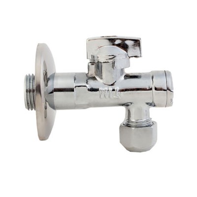 кран угловой 1/2 - 3/8 для ст. приборов c отражателем (с сеткой) BL5808