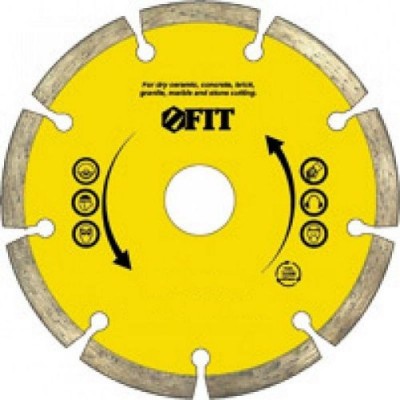 Диск отрезной алмаз.сегмент.(сухая и влажная резка)230*2,4*7,5*22,2мм