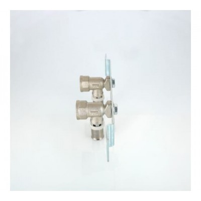 Монтажная планка с водорозетками, пресс 16х1/2 Valtec VTm.224.N.001604