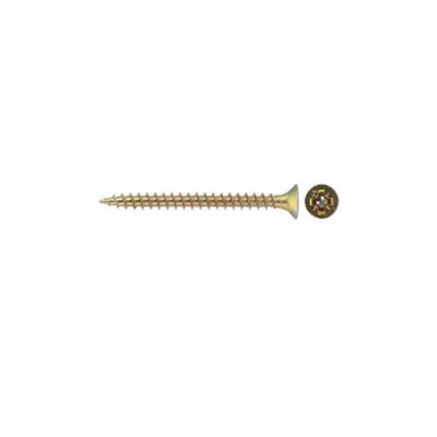 Саморезы универс. SG 2,5X25 ЖЕЛТЫЙ цинк (25шт)-пакет Tech-Krep