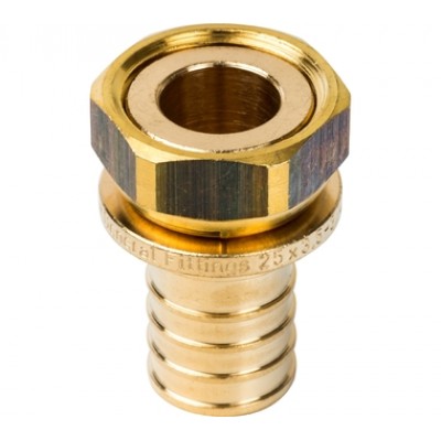 SFA-0019-002534 STOUT Переходник с накидной гайкой 25xG 3/4