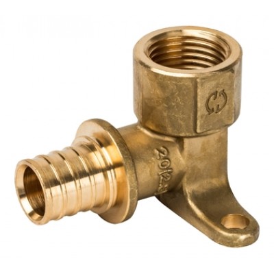 SFA-0009-002012 STOUT Угольник настенный с креплением 20xRp 1/2