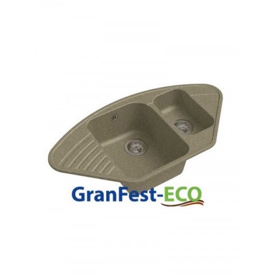 Мойка GRANFEST--QUARZ (ECO) -  14  1,5 чаша 930*500 мм (ПЕСОК) (без сифона)