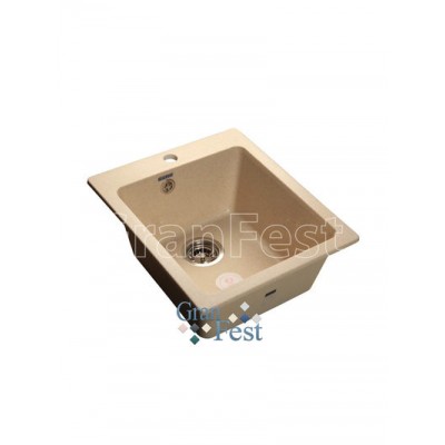 Мойка GRANFEST GF-P505 1 чаша 430х510мм (бежевый-328)