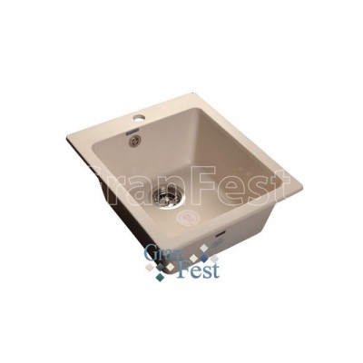 Мойка GRANFEST GF-P505 1 чаша 430х510мм (белый -331)