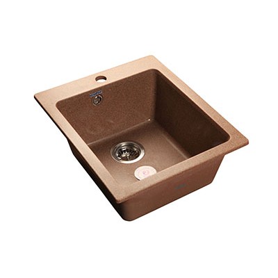 Мойка GRANFEST GF-P505 1 чаша 430х510мм (терракот-307)