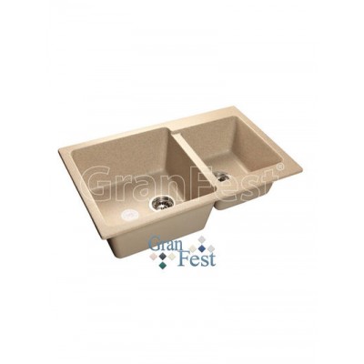Мойка GRANFEST GF-P780K 2- чаш 780*510 мм (песок - 302)