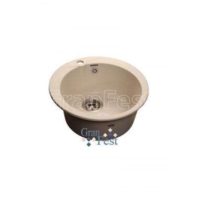 Мойка GRANFEST GF-R480  D =480 мм, круглая (бежевый - 328)
