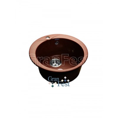 Мойка GRANFEST GF-R480  D =480 мм, круглая (терракот - 307)