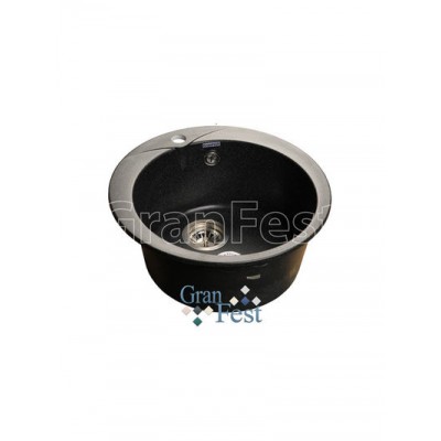 Мойка GRANFEST GF-R480  D =480 мм, круглая (черный - 308)