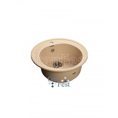 Мойка GRANFEST GF-R510 D =510 мм, круглая (бежевый - 328)