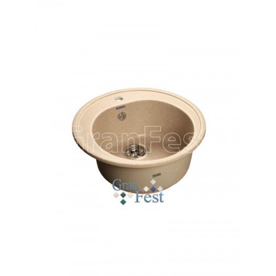 Мойка GRANFEST GF-R510 D =510 мм, круглая (песочный - 302)