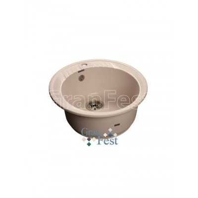 Мойка GRANFEST GF-R520  D =520 мм, круглая (белый - 331)