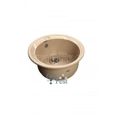 Мойка GRANFEST GF-R520  D =520 мм, круглая (песок - 302)