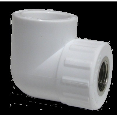Уголок комб. гайка 32х 1/2 PP-R (бел.)