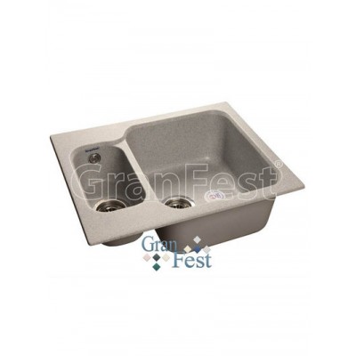 Мойка GRANFEST GF-S615K  2 чаши 615х500 мм (серый-310)