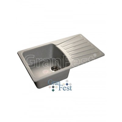 Мойка GRANFEST GF-S850L чаша + крыло 850х495мм  (серый- 310)