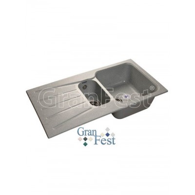 Мойка GRANFEST GF-S940KL  2 чаши + крыло 940*495 мм (серый- 310)