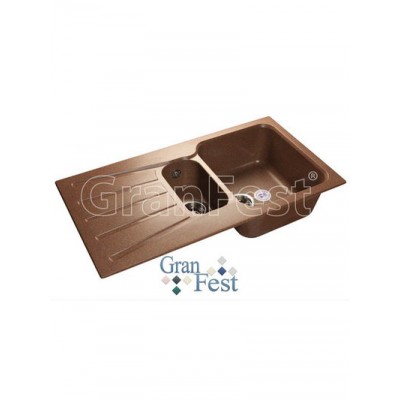 Мойка GRANFEST GF-S940KL  2 чаши + крыло 940*495 мм (терракот-307)