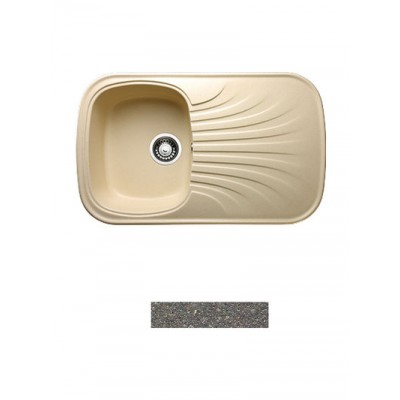 Мойка GRANICOM G-005 (800*485мм), 1 чаша+ крыло  (грей-серый)