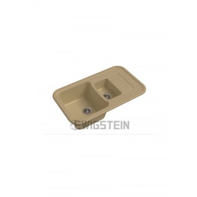 Мойка EWIGSTEIN Antik 60 KF  1,5 чаши+крыло 860*510мм (бежевый)