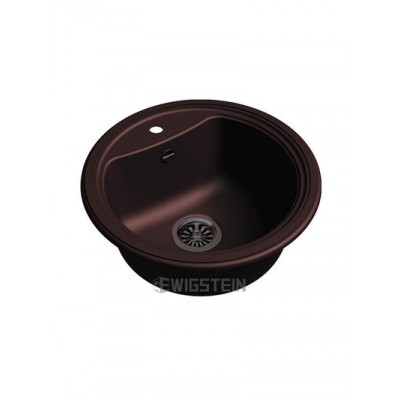 Мойка EWIGSTEIN Antik R50  1 чаша d=520 мм (шоколад)