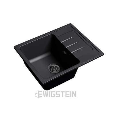 Мойка EWIGSTEIN Elegant 45F 580*480 чаша +крыло (антрацит)