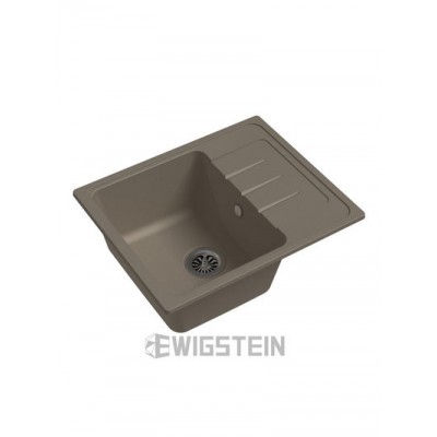Мойка EWIGSTEIN Elegant 45F 580*480 чаша +крыло (темно-бежевый)
