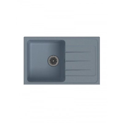 Мойка EWIGSTEIN Elegant 50F 762*480 чаша +крыло (серый металлик)