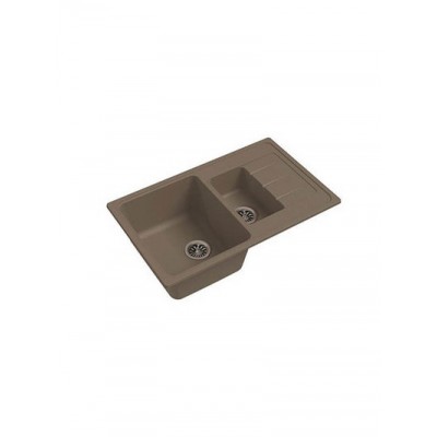 Мойка EWIGSTEIN Elegant 60KF 782*480 1.5 чаши +крыло (темно-бежевый)