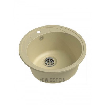 Мойка EWIGSTEIN Elegant R45 1чаша D=484 (бежевый)