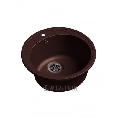 Мойка EWIGSTEIN Elegant R45 1чаша D=484 (шоколад)