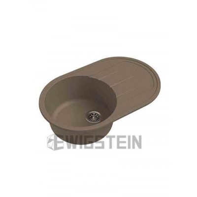 Мойка EWIGSTEIN Elegant R50F 762*480 чаша +крыло (темно-бежевый)