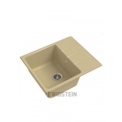 Мойка EWIGSTEIN Gerd 40F 1чаша+крыло (бежевый) 570*500мм