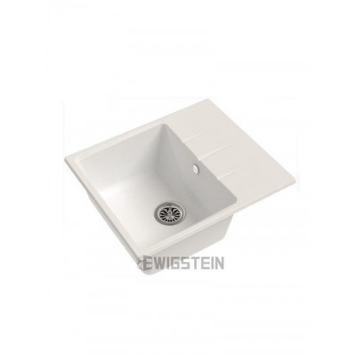 Мойка EWIGSTEIN Gerd 40F 1чаша+крыло (иней) 570*500мм