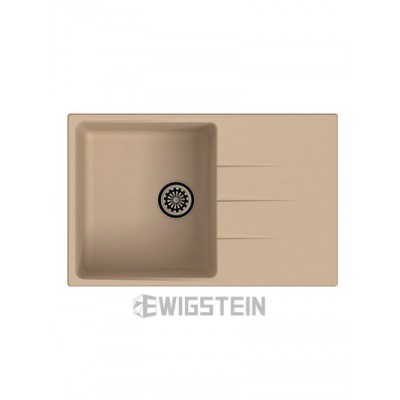 Мойка EWIGSTEIN Gerd 60 F (бежевый) 1 чаша+крыло 780*500мм