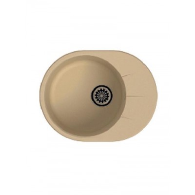 Мойка EWIGSTEIN Rund 45 F (крем) 1 чаша+крыло 580*450мм