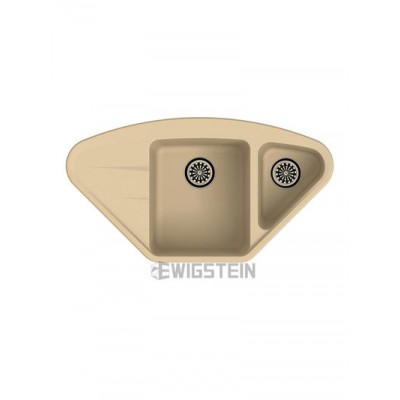 Мойка EWIGSTEIN Wink 80KF угловая (топаз) 960*520 1,5 чаши +крыло