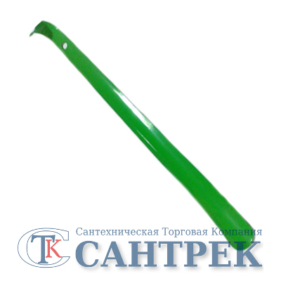 Ложка для обуви металлич. цветная 550 мм с крючком (458-027)