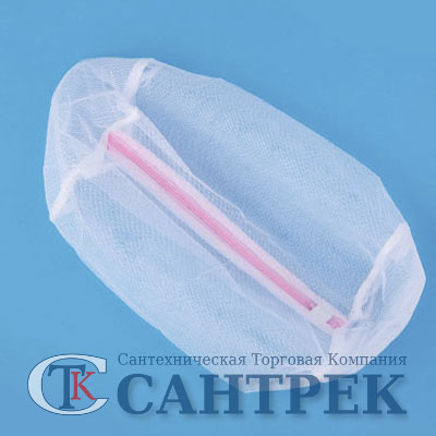 Мешок для стирки белья мелкая сетка D18 25*20см (452-091)