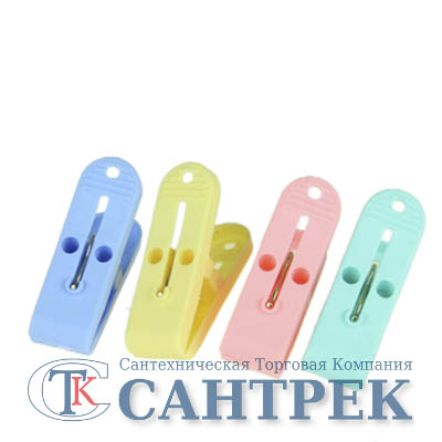 Набор прищепок ВЕСЕЛЫЙ РОДЖЕР 14шт, пластик, металл, микс арт.20-04 (453-050)