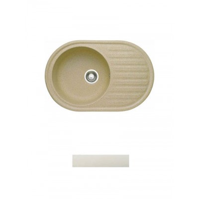 Мойка GRANICOM NOVELL 7502 (750*490мм), (белый) (без сифона)
