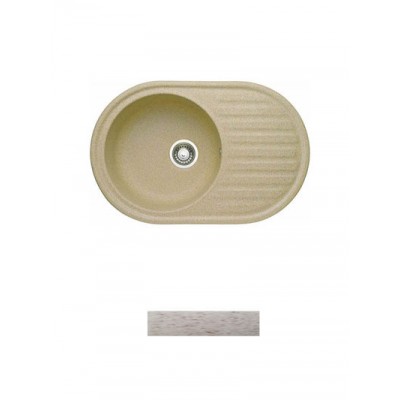 Мойка GRANICOM NOVELL 7502 (750*490мм), (латте) (без сифона)