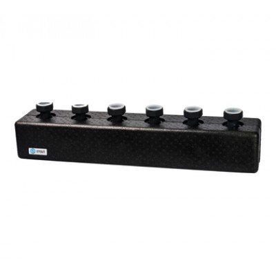 SDG-0016-004003 STOUT Стальной распределительный коллектор 3 отопительных контура. В теплоизоляции D