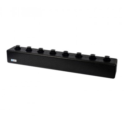 SDG-0016-004004 STOUT Стальной распределительный коллектор 4 отопительных контура. В теплоизоляции D