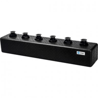 SDG-0016-005005 STOUT Стальной распределительный коллектор 5 отопительных контуров. В теплоизоляции 