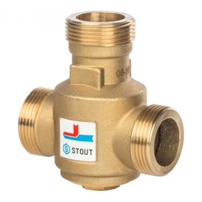 SVM-0030-325504 STOUT Термостатический смесительный клапан G 1